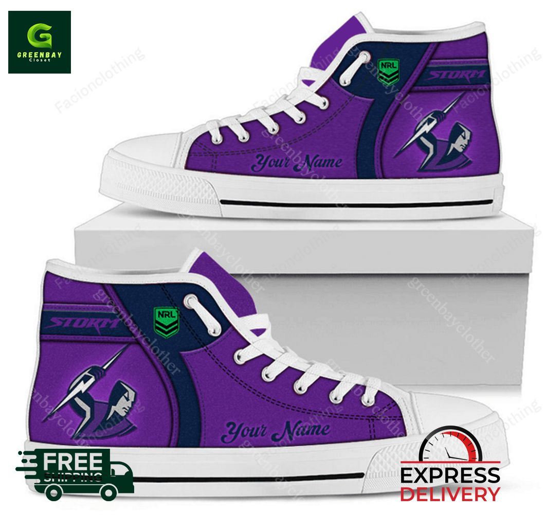 JWFancy Melbourne Storm High Top Canvas Sneakers Shoes For Men And Women