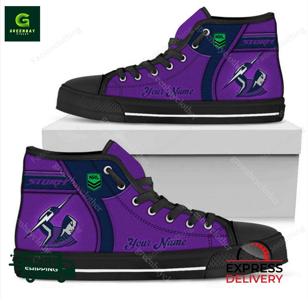 JWFancy Melbourne Storm High Top Canvas Sneakers Shoes For Men And Women