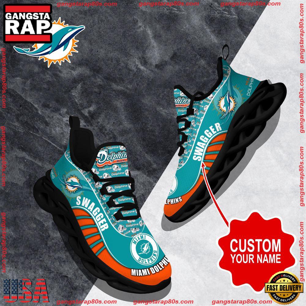 JWFancy Miami Dolphins Max Soul Shoes Sneakers For Men And Women