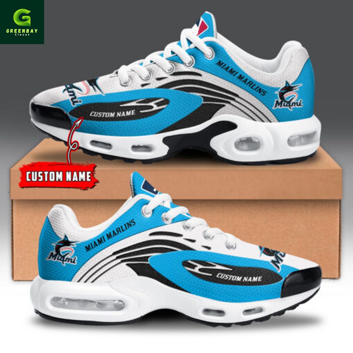 JWFancy Miami Marlins TN Shoes Sneakers For Men And Women