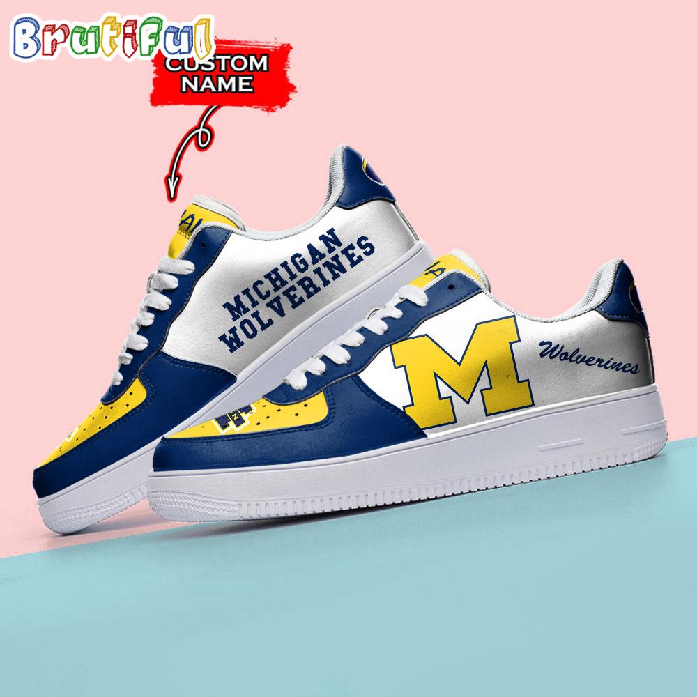 JWFancy Michigan Wolverines Air Low-Top Sneakers Shoes For Men And Women