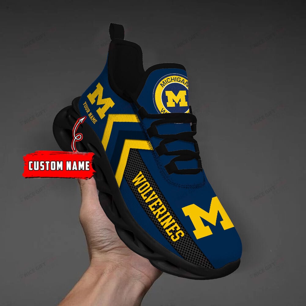 JWFancy Michigan Wolverines Max Soul Shoes Sneakers For Men And Women