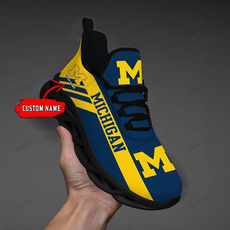 JWFancy Michigan Wolverines Max Soul Shoes Sneakers For Men And Women