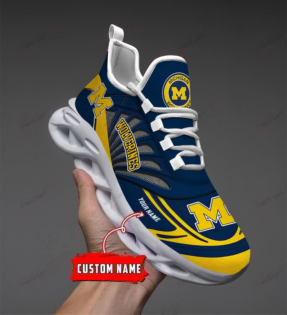 JWFancy Michigan Wolverines Max Soul Shoes Sneakers For Men And Women
