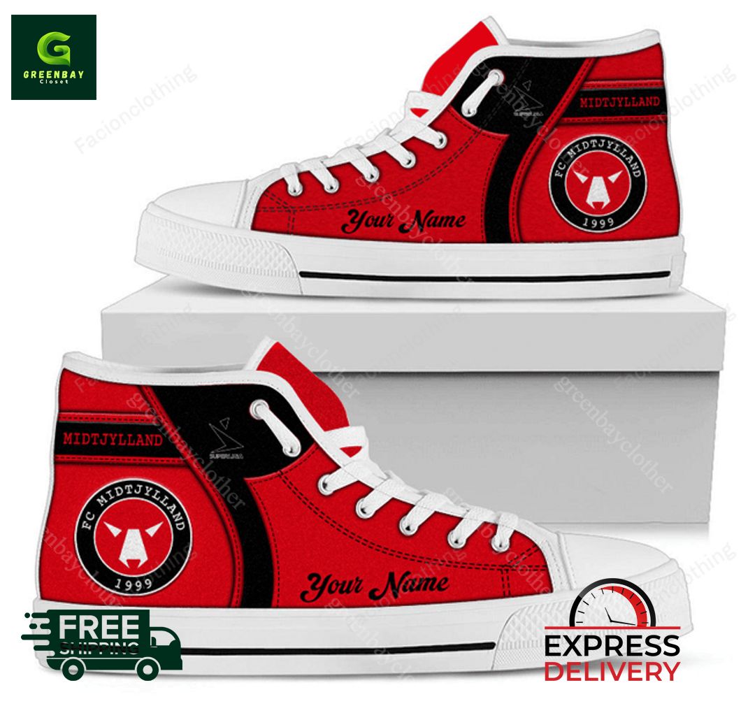 JWFancy Midtjylland High Top Canvas Sneakers Shoes For Men And Women