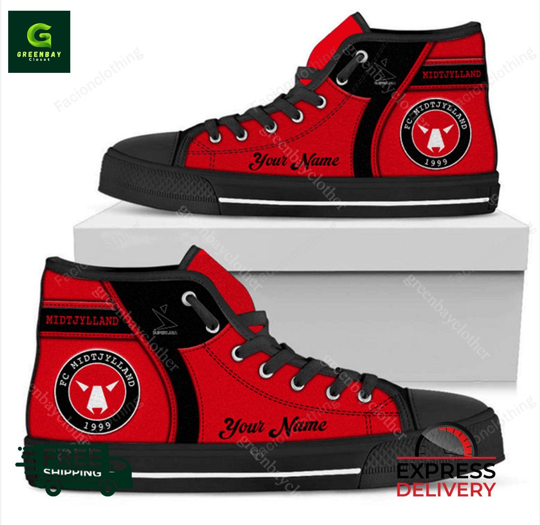 JWFancy Midtjylland High Top Canvas Sneakers Shoes For Men And Women