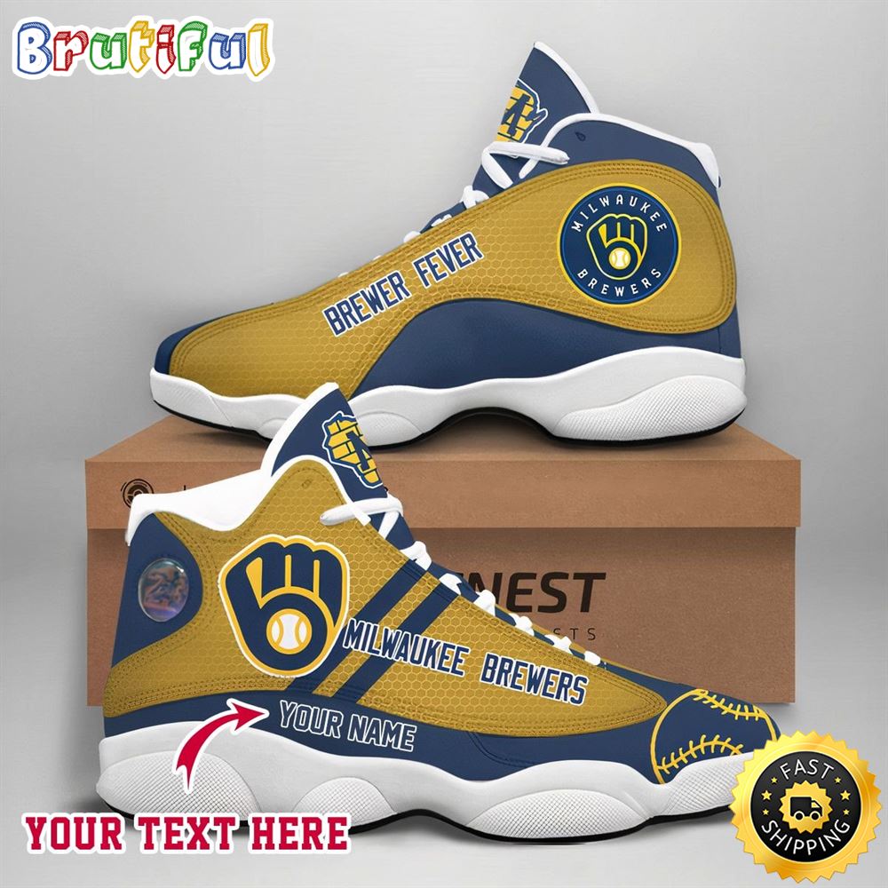 JWFancy Milwaukee Brewers AJ13 Sneakers Shoes For Men And Women