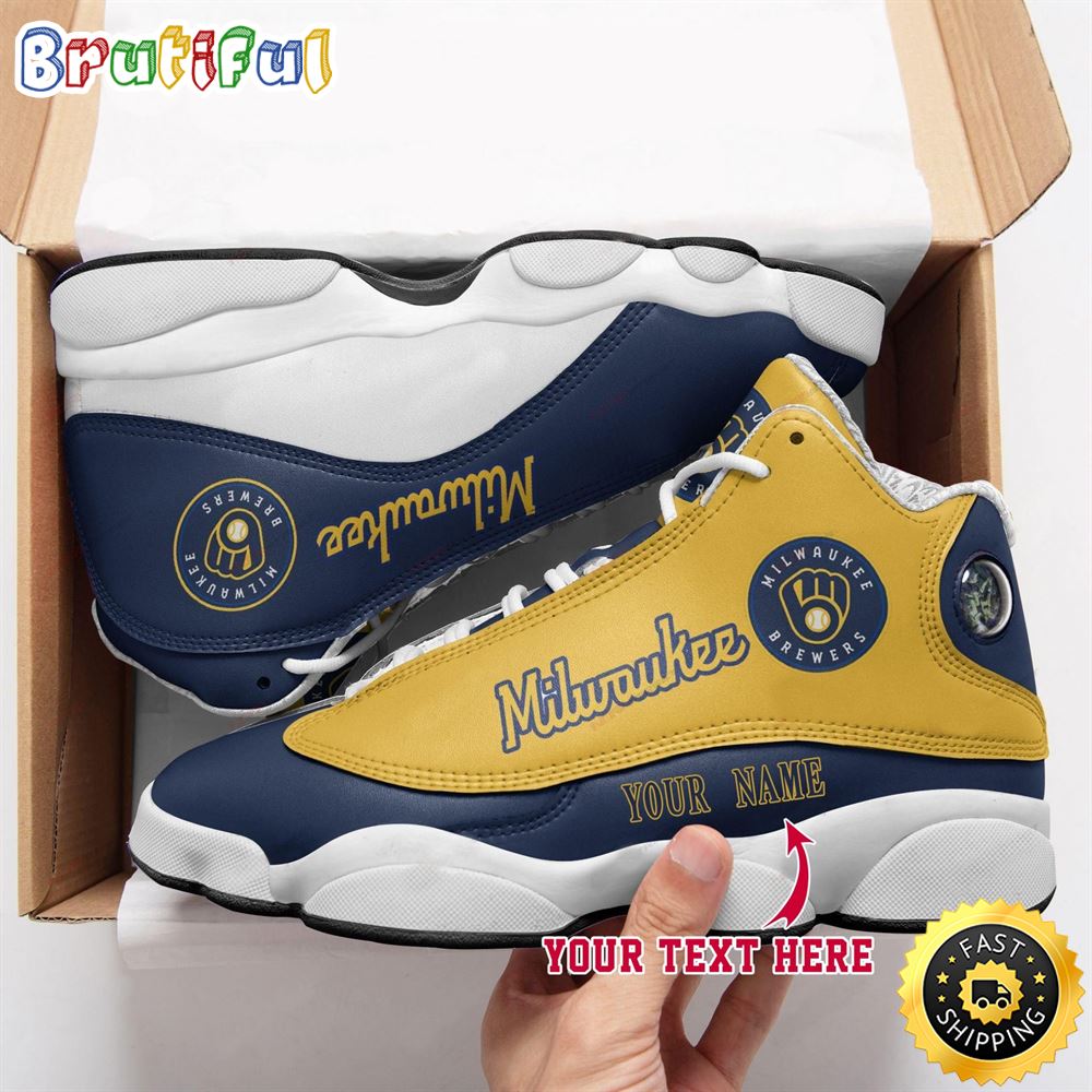JWFancy Milwaukee Brewers AJ13 Sneakers Shoes For Men And Women