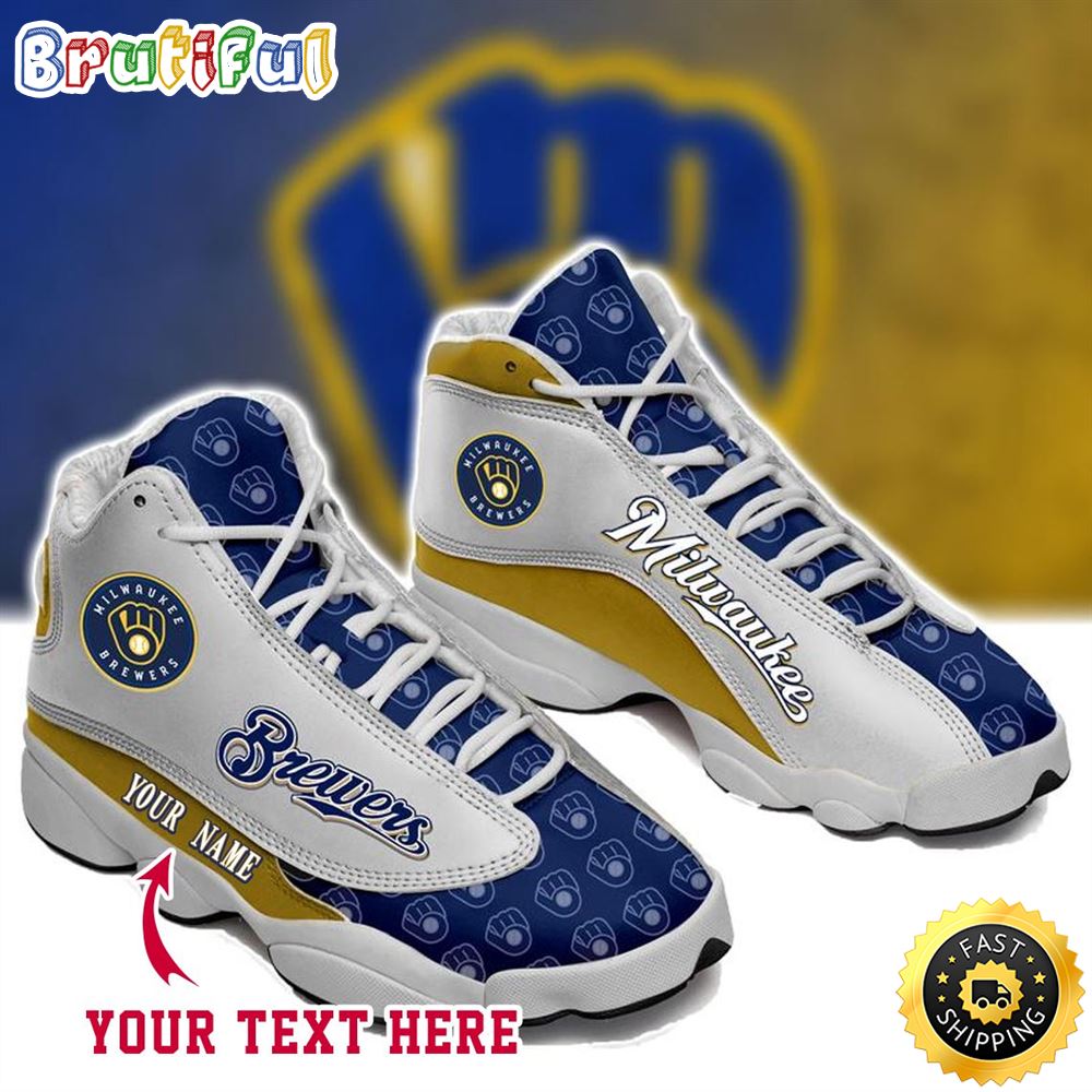 JWFancy Milwaukee Brewers AJ13 Sneakers Shoes For Men And Women