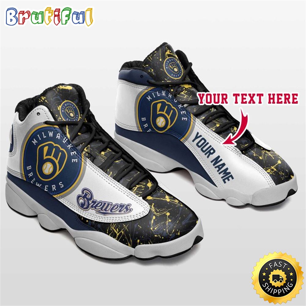JWFancy Milwaukee Brewers AJ13 Sneakers Shoes For Men And Women