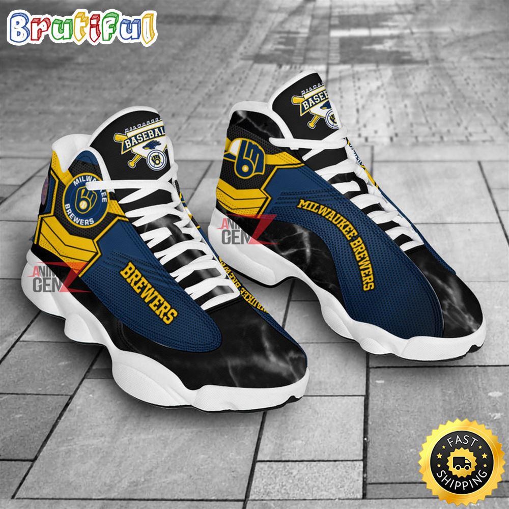 JWFancy Milwaukee Brewers AJ13 Sneakers Shoes For Men And Women
