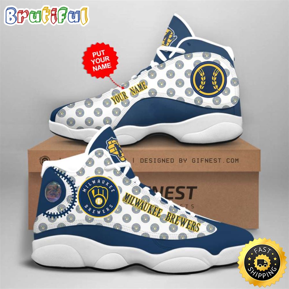 JWFancy Milwaukee Brewers AJ13 Sneakers Shoes For Men And Women