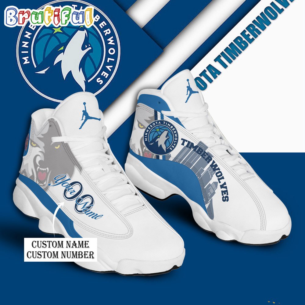 JWFancy Minnesota Timberwolves AJ13 Sneakers Shoes For Men And Women