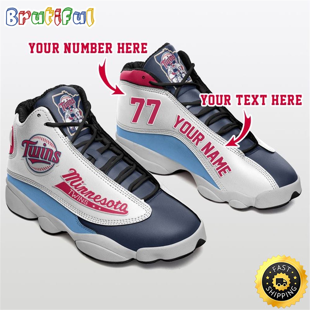 JWFancy Minnesota Twins AJ13 Sneakers Shoes For Men And Women