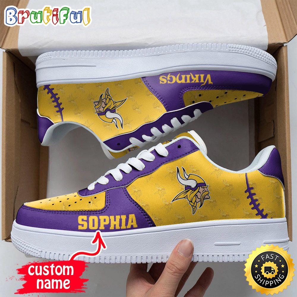 JWFancy Minnesota Vikings Air Low-Top Sneakers Shoes For Men And Women