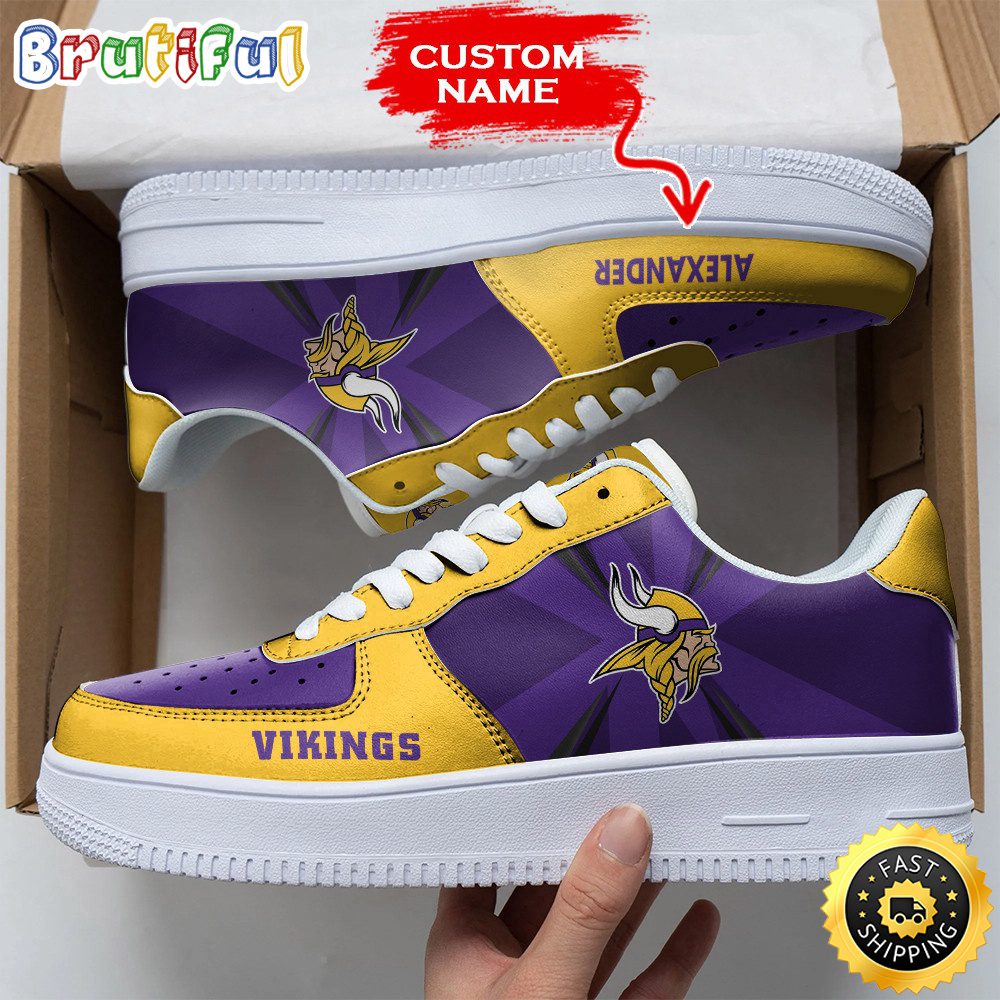 JWFancy Minnesota Vikings Air Low-Top Sneakers Shoes For Men And Women