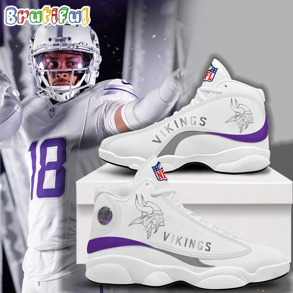 JWFancy Minnesota Vikings AJ13 Sneakers Shoes For Men And Women