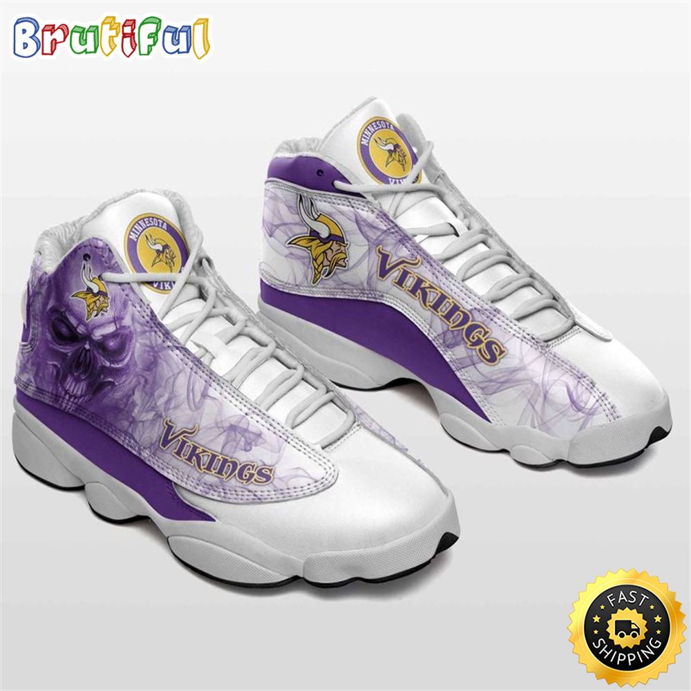 JWFancy Minnesota Vikings AJ13 Sneakers Shoes For Men And Women