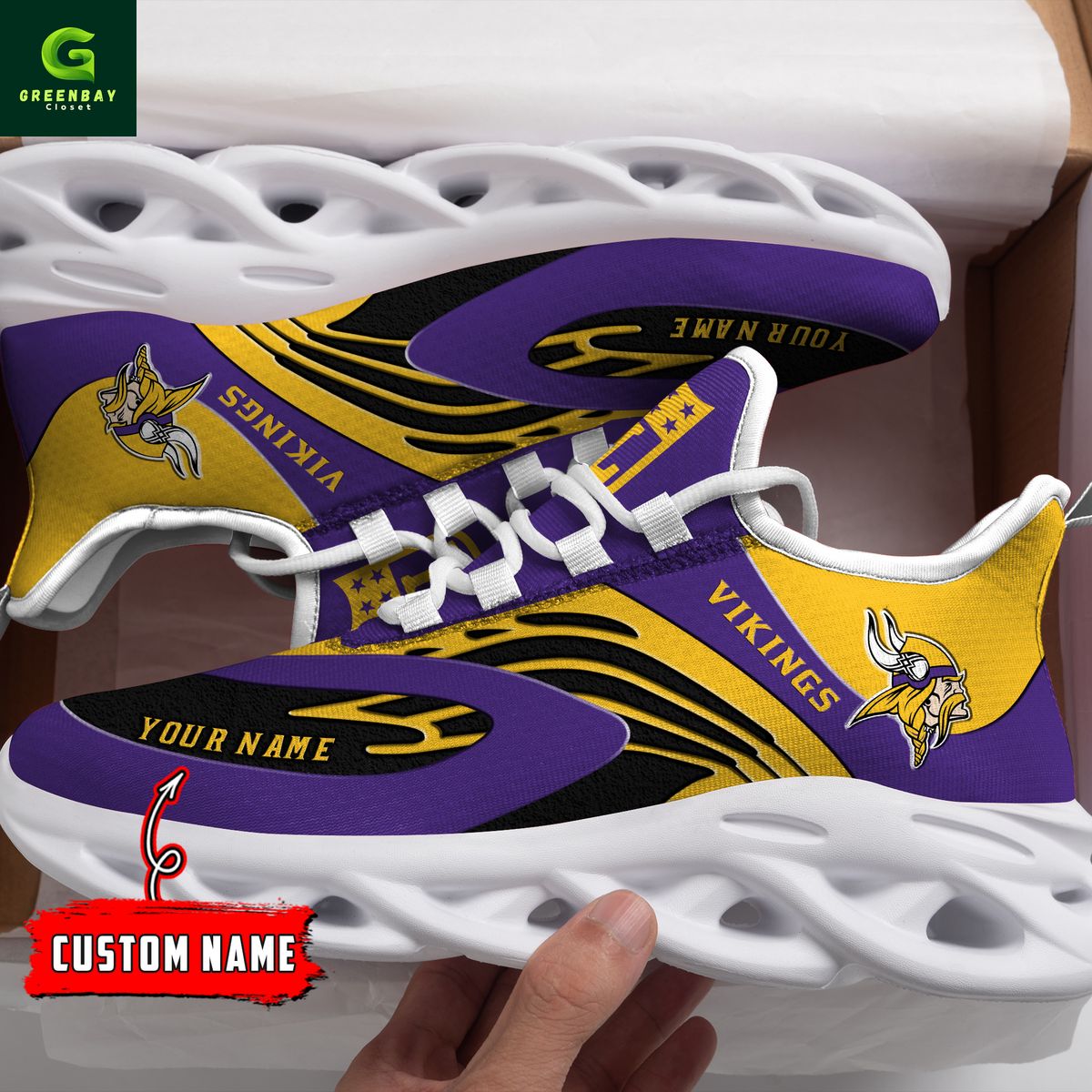 JWFancy Minnesota Vikings Max Soul Shoes Sneakers For Men And Women