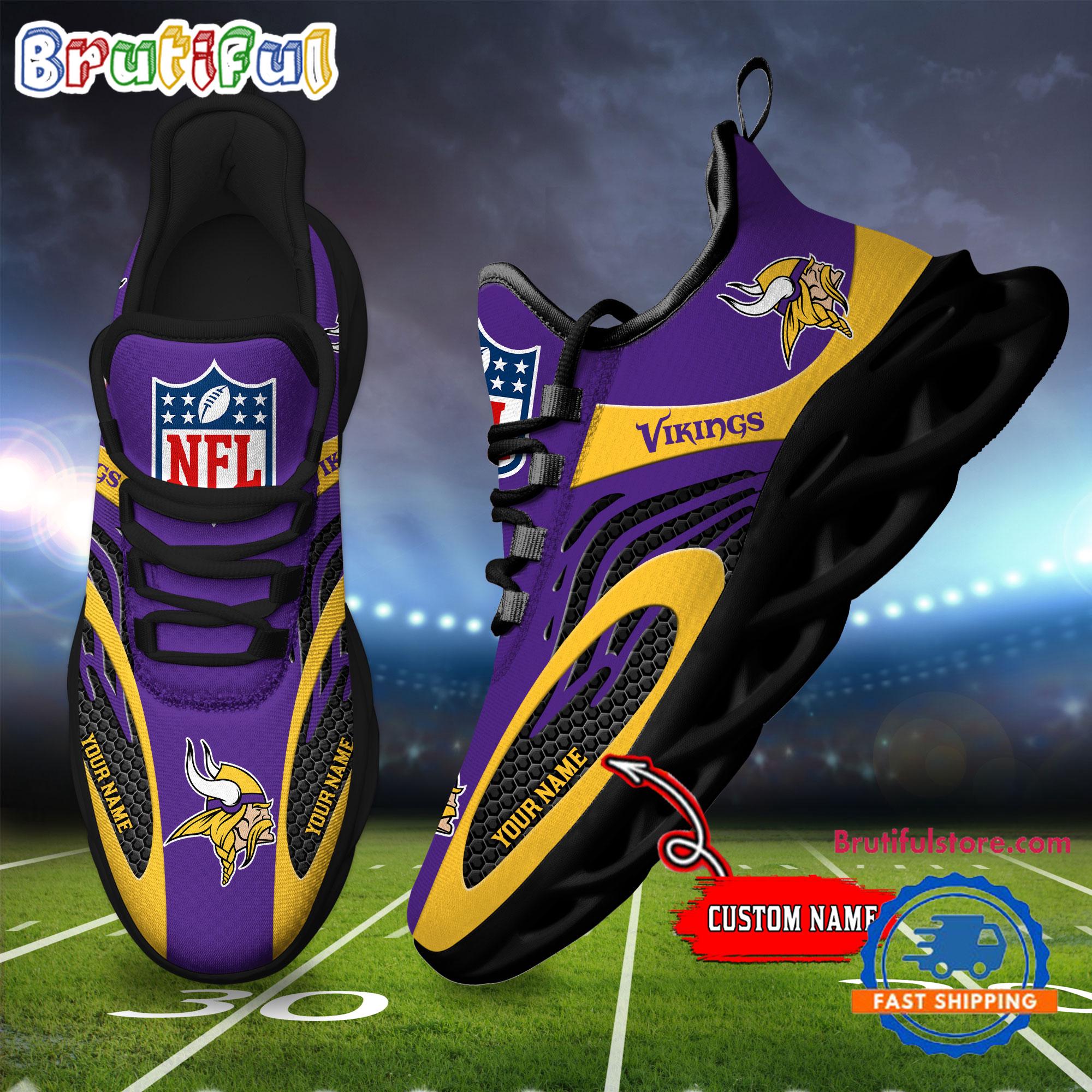 JWFancy Minnesota Vikings Max Soul Shoes Sneakers For Men And Women