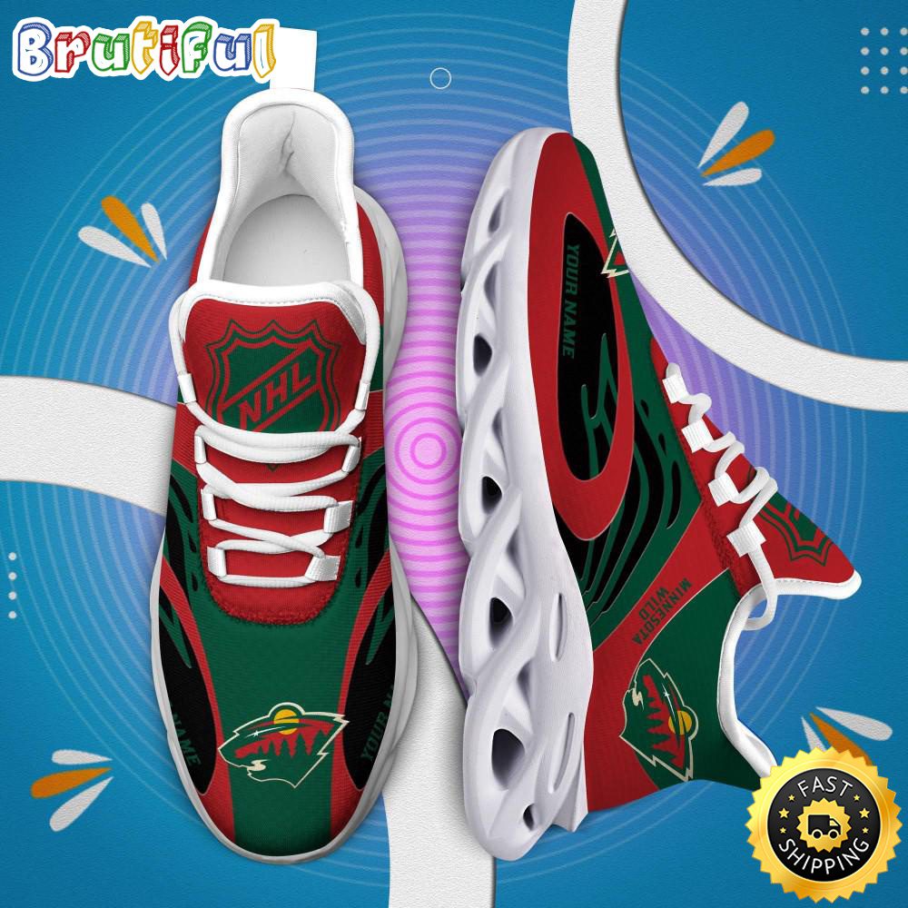 JWFancy Minnesota Wild Max Soul Shoes Sneakers For Men And Women