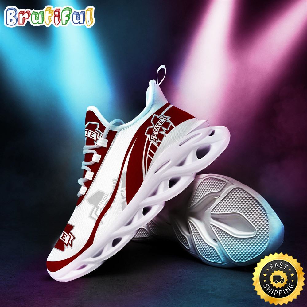 JWFancy Mississippi State Bulldogs Max Soul Shoes Sneakers For Men And Women