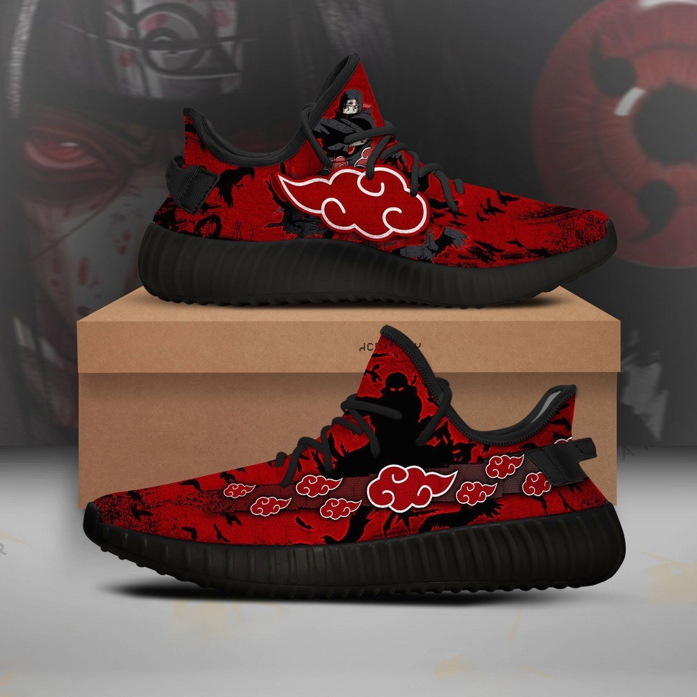 JWFancy Naruto Naruto Itachi Akastukis  Max Soul Shoes Sneakers For Men And Women
