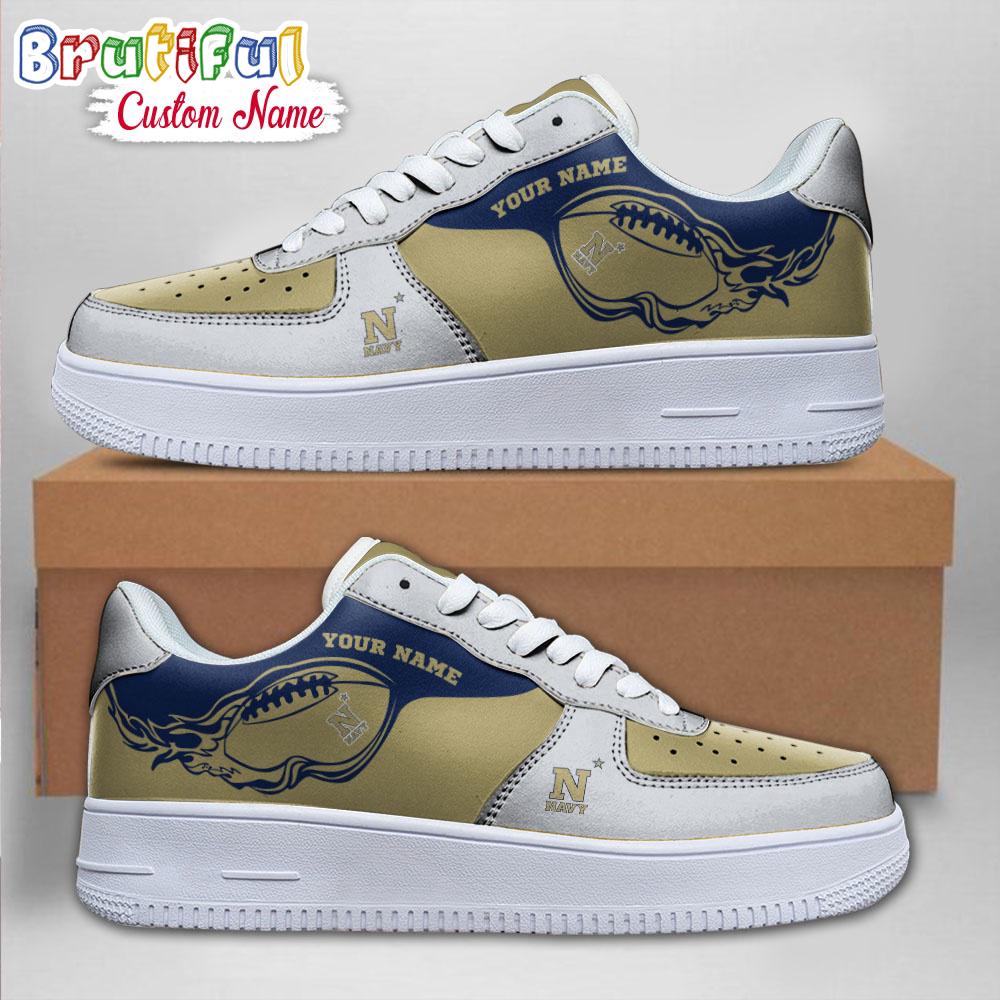 JWFancy Navy Midshipmen Air Low-Top Sneakers Shoes For Men And Women