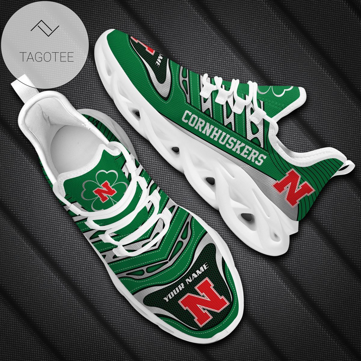 JWFancy Nebraska Cornhuskers Max Soul Shoes Sneakers For Men And Women