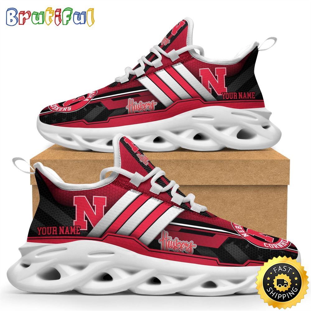 JWFancy Nebraska Cornhuskers Max Soul Shoes Sneakers For Men And Women