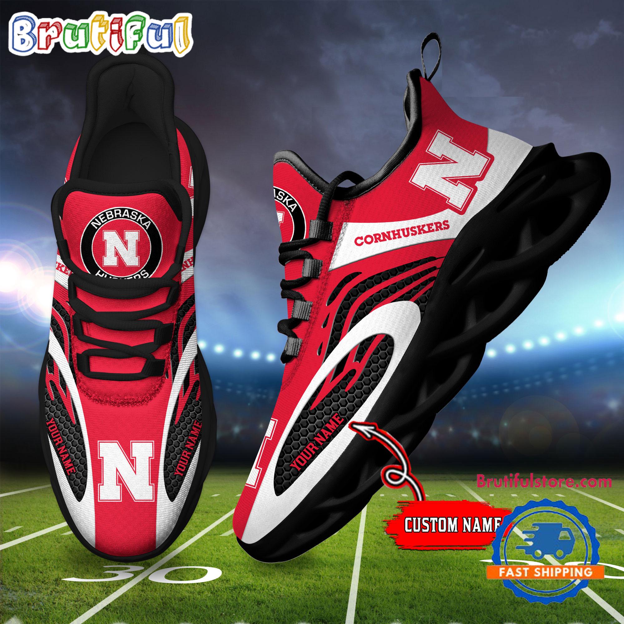 JWFancy Nebraska Cornhuskers Max Soul Shoes Sneakers For Men And Women