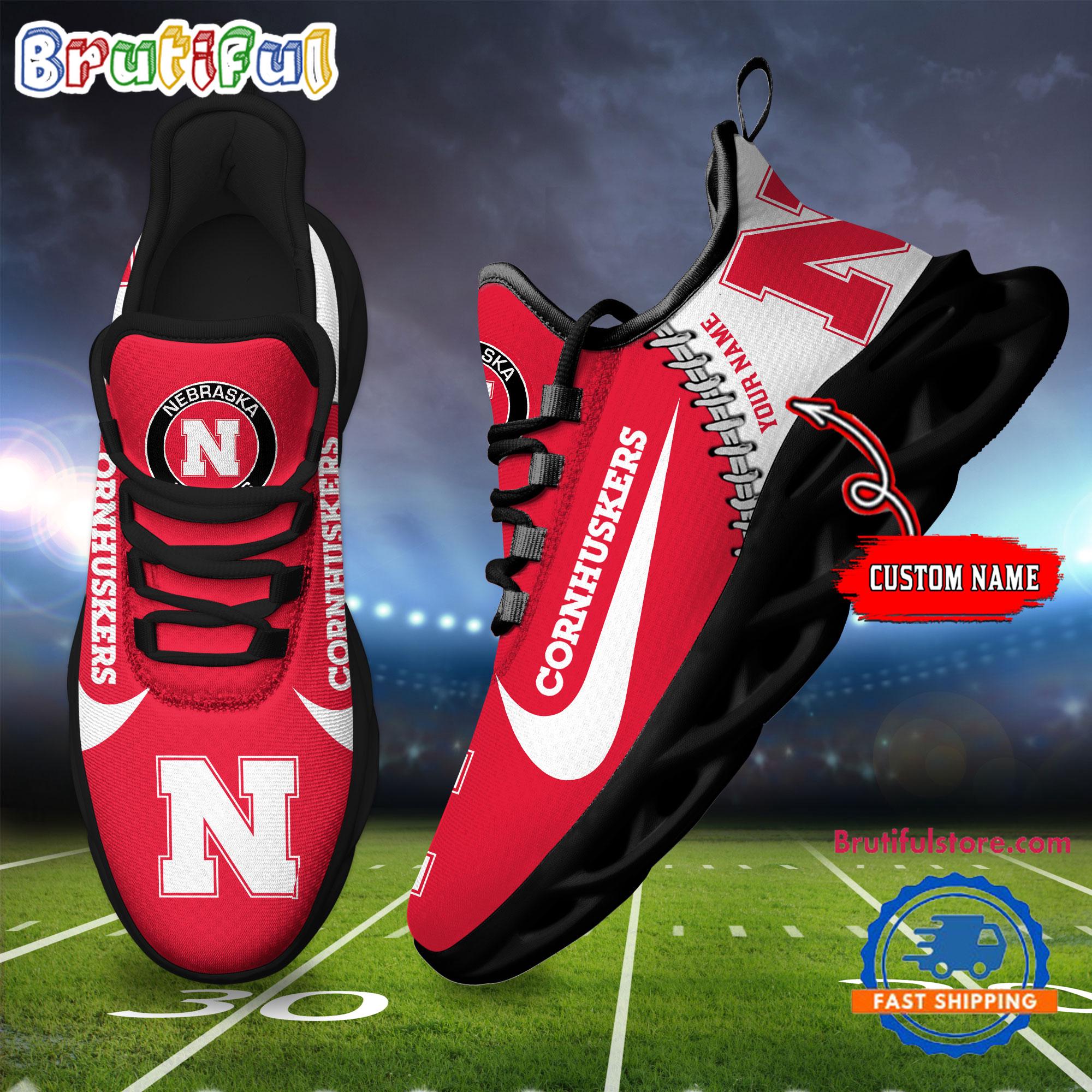 JWFancy Nebraska Cornhuskers Max Soul Shoes Sneakers For Men And Women