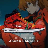 JWFancy Neon Genesis Evangelion AJ1 High Sneakers Shoes For Men And Women