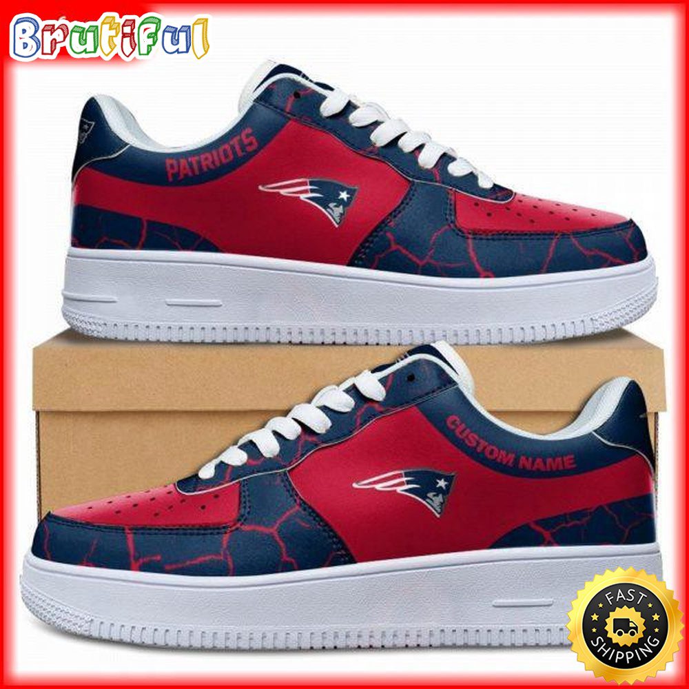 JWFancy New England Patriots Air Low-Top Sneakers Shoes For Men And Women