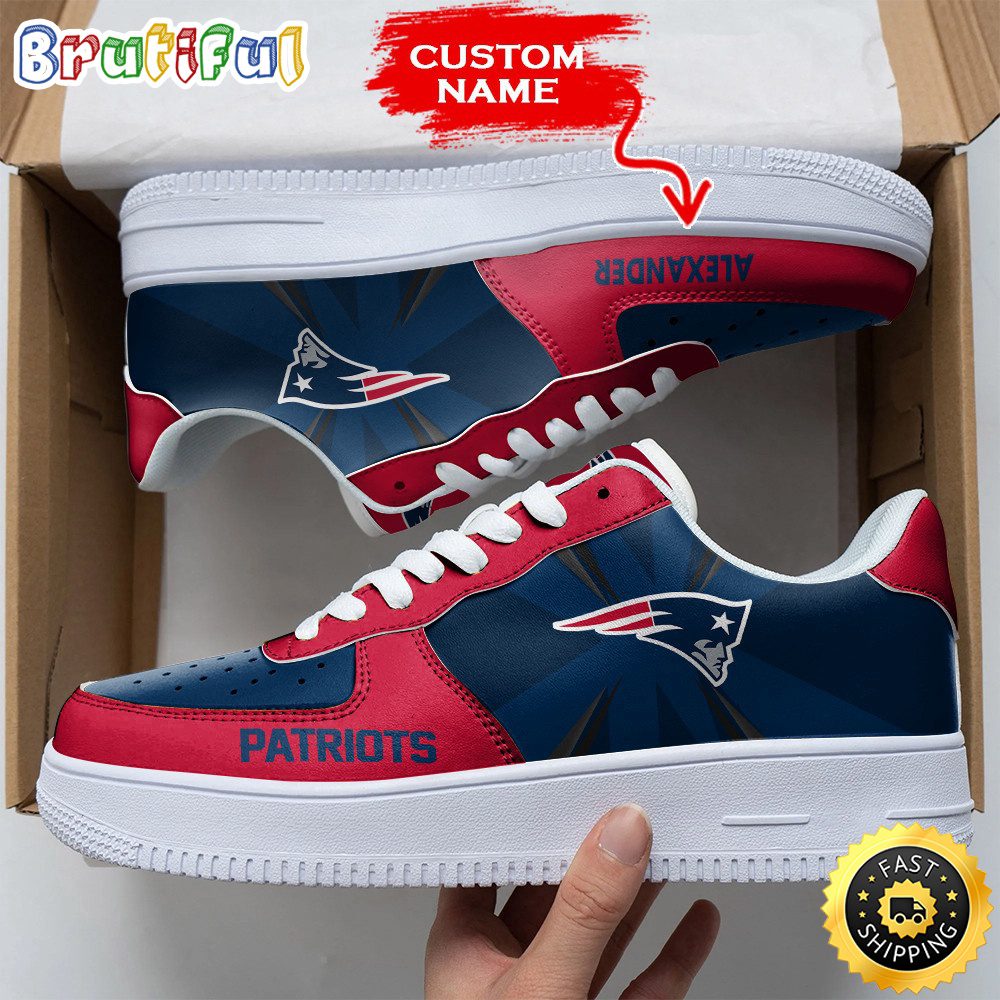 JWFancy New England Patriots Air Low-Top Sneakers Shoes For Men And Women