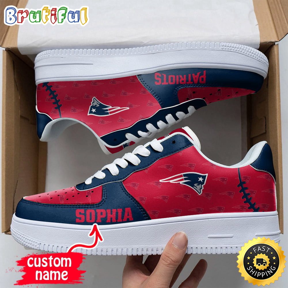 JWFancy New England Patriots Air Low-Top Sneakers Shoes For Men And Women
