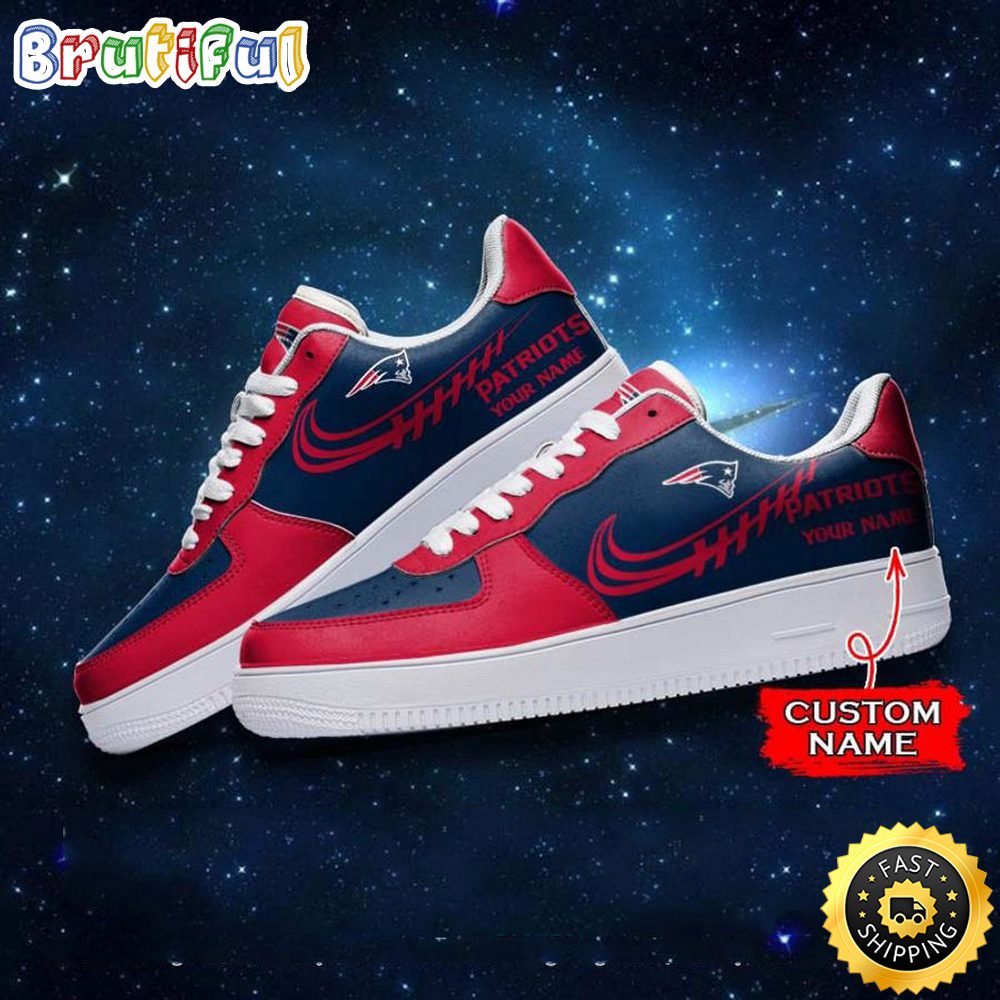 JWFancy New England Patriots Air Low-Top Sneakers Shoes For Men And Women