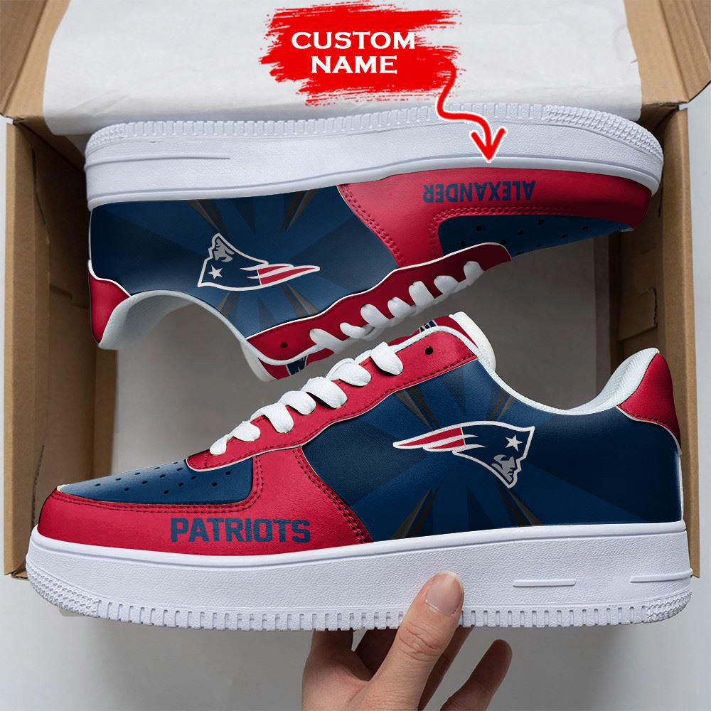 JWFancy New England Patriots  Air Low-Top Sneakers Shoes For Men And Women
