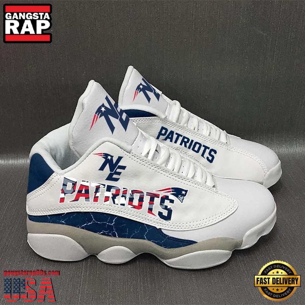 JWFancy New England Patriots  AJ13 Sneakers Shoes For Men And Women
