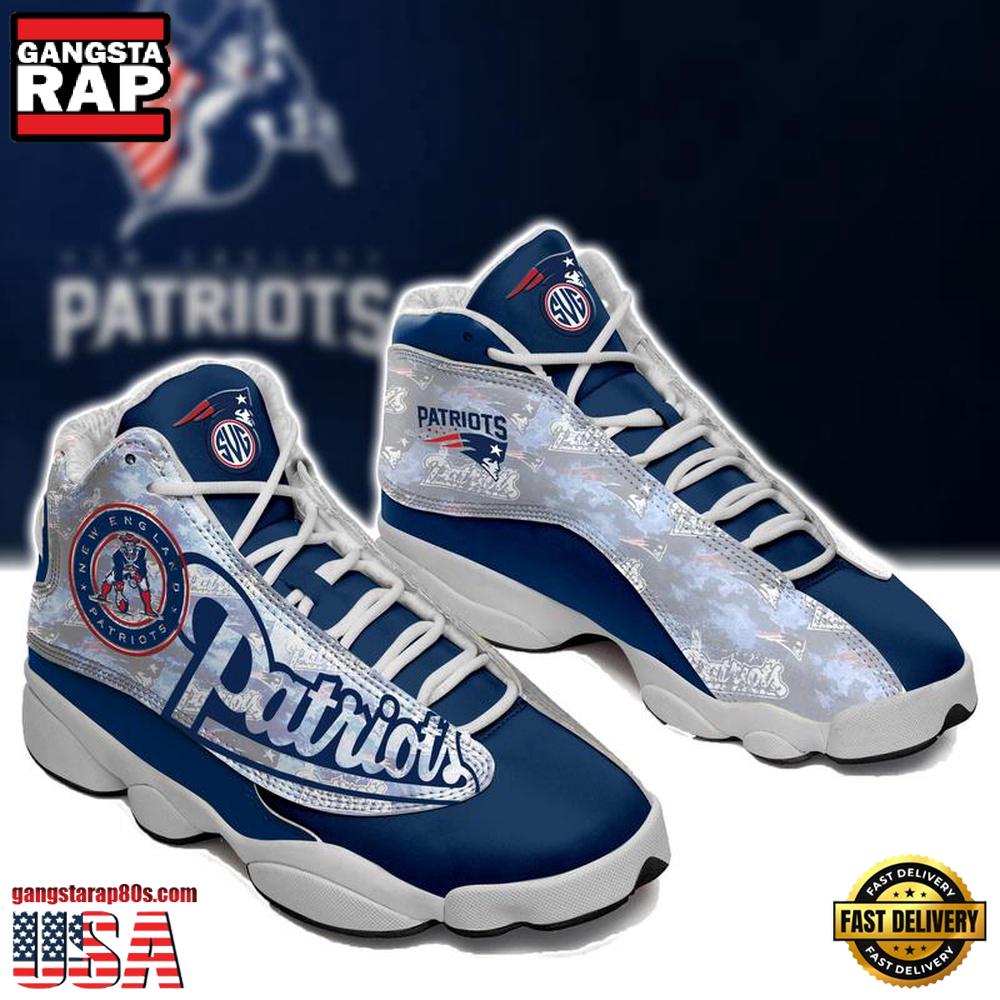 JWFancy New England Patriots  AJ13 Sneakers Shoes For Men And Women