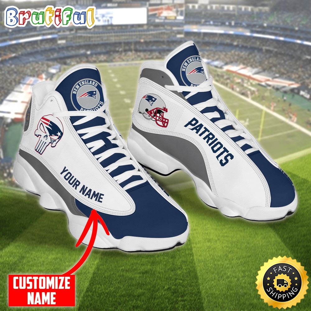JWFancy New England Patriots AJ13 Sneakers Shoes For Men And Women