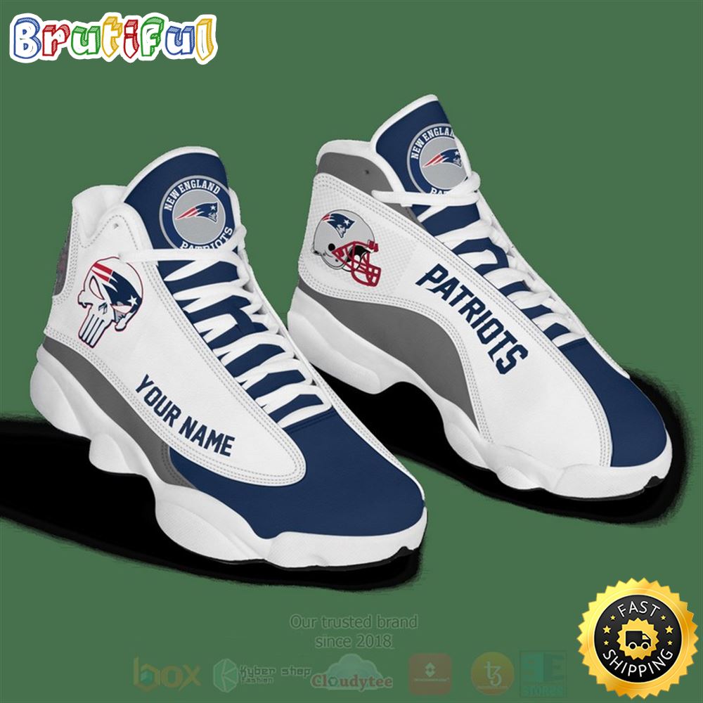 JWFancy New England Patriots  AJ13 Sneakers Shoes For Men And Women