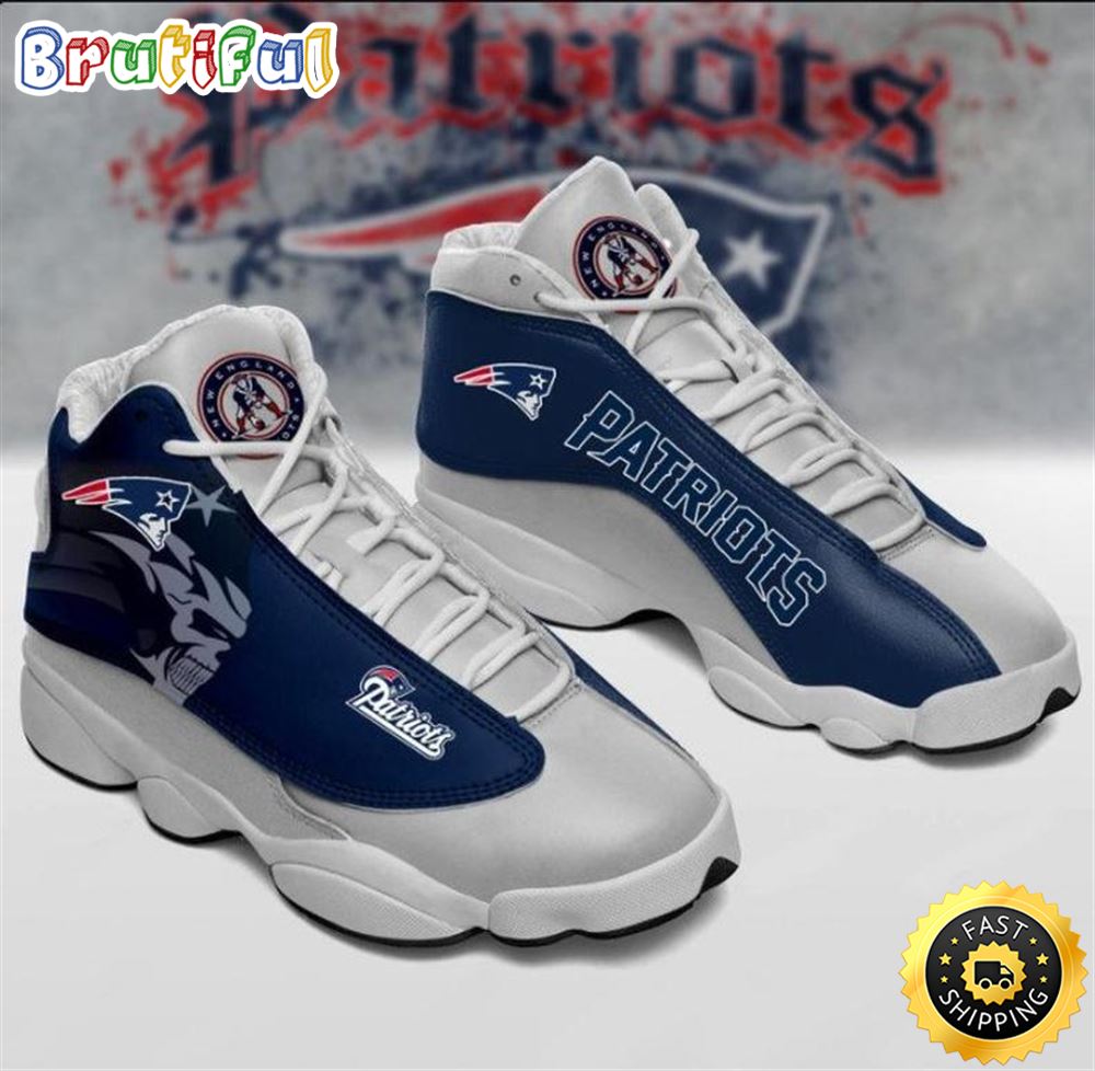 JWFancy New England Patriots AJ13 Sneakers Shoes For Men And Women