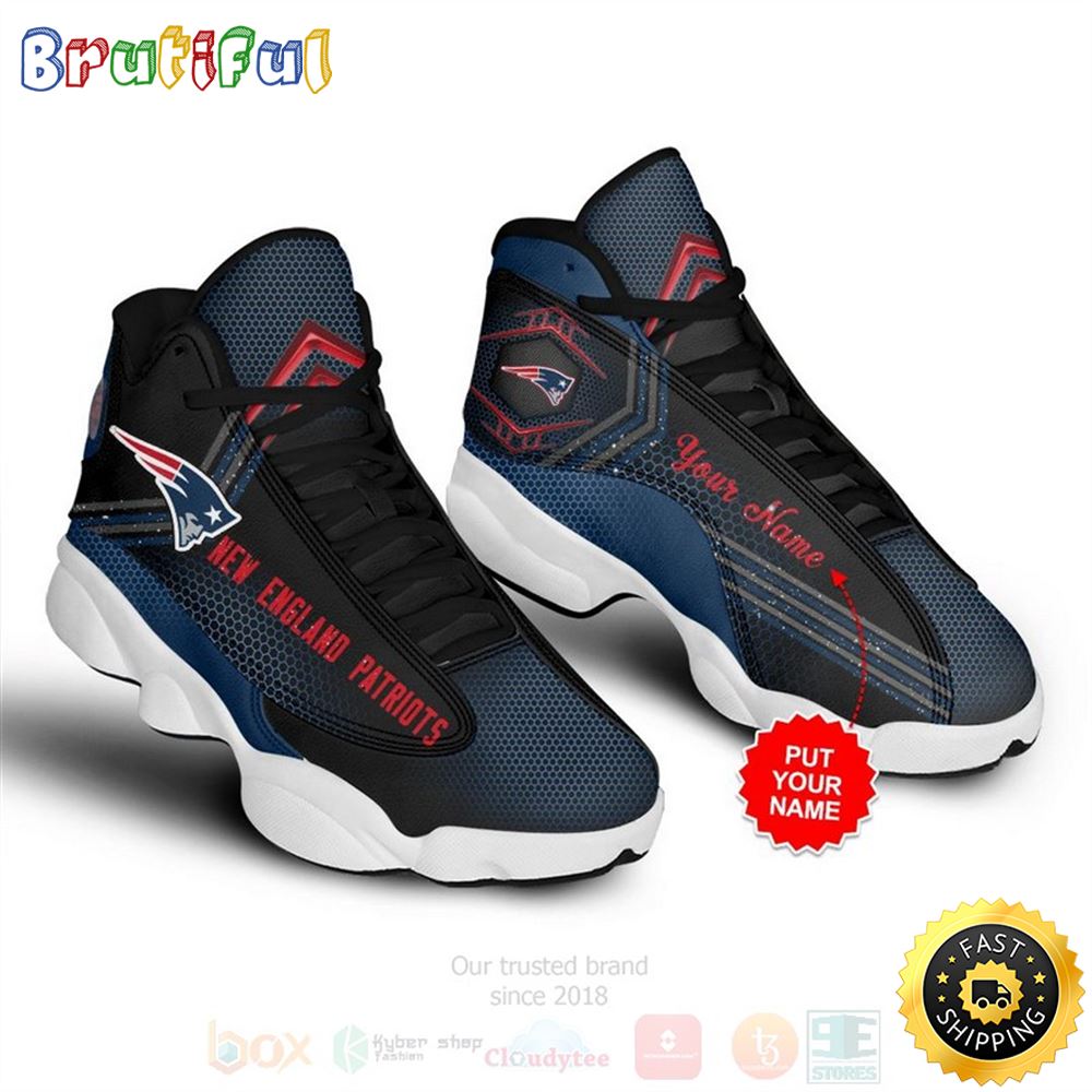 JWFancy New England Patriots AJ13 Sneakers Shoes For Men And Women