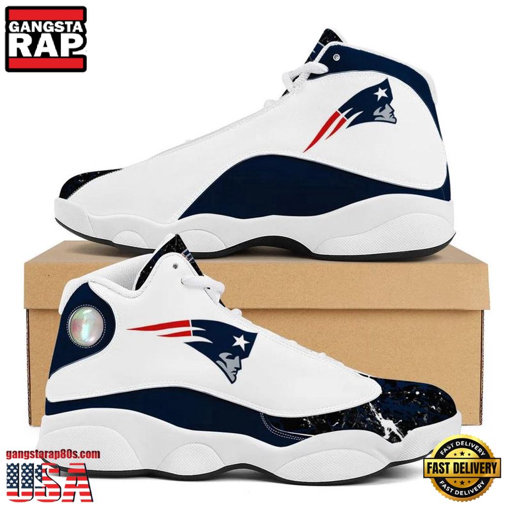 JWFancy New England Patriots  AJ13 Sneakers Shoes For Men And Women