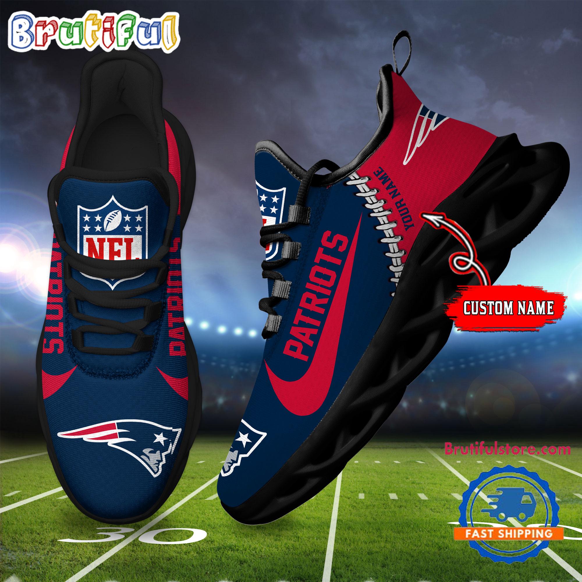 JWFancy New England Patriots Max Soul Shoes Sneakers For Men And Women
