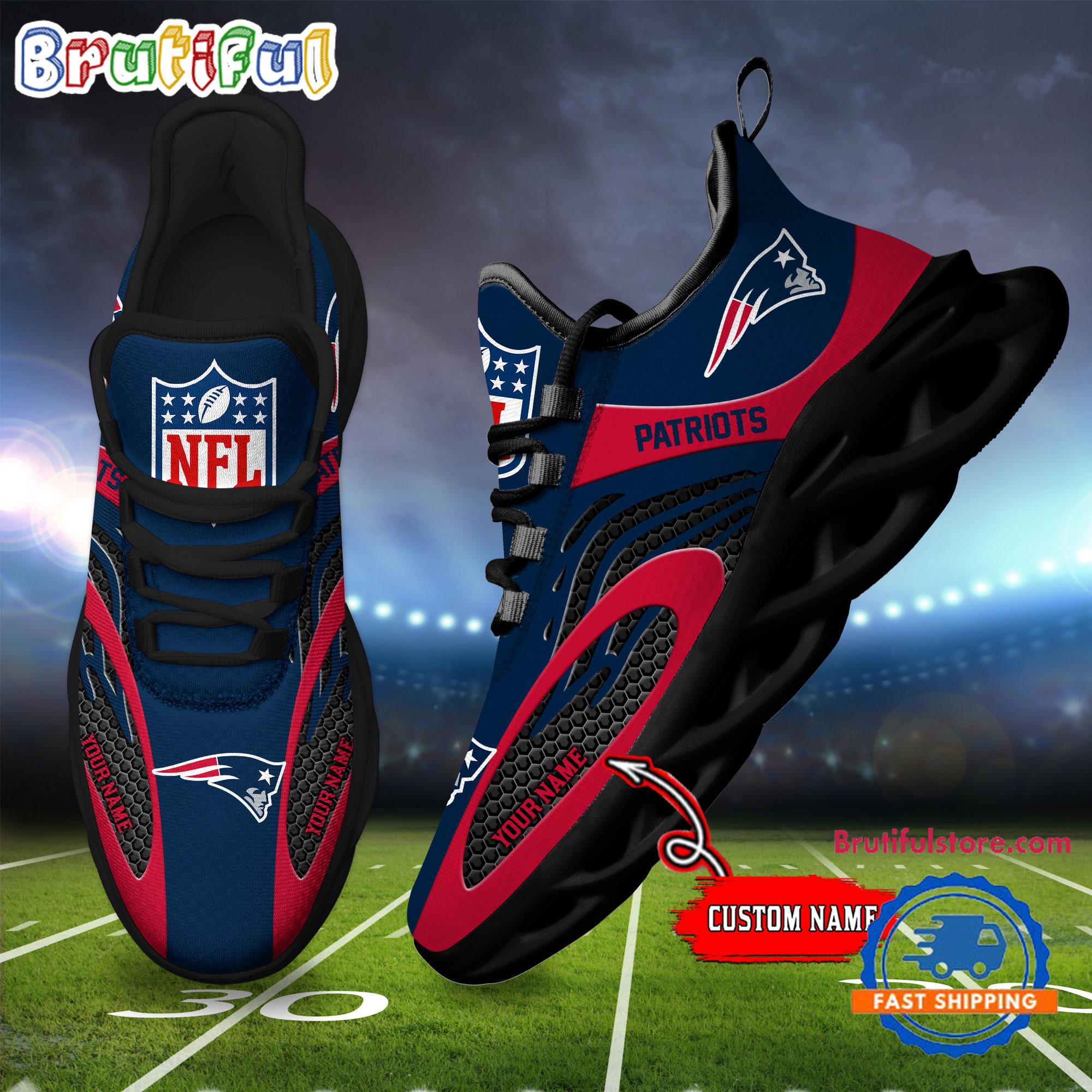 JWFancy New England Patriots Max Soul Shoes Sneakers For Men And Women