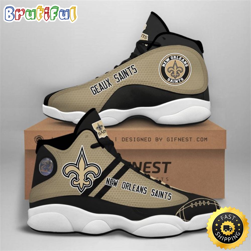 JWFancy New Orleans Saints AJ13 Sneakers Shoes For Men And Women