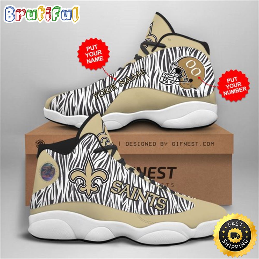 JWFancy New Orleans Saints AJ13 Sneakers Shoes For Men And Women