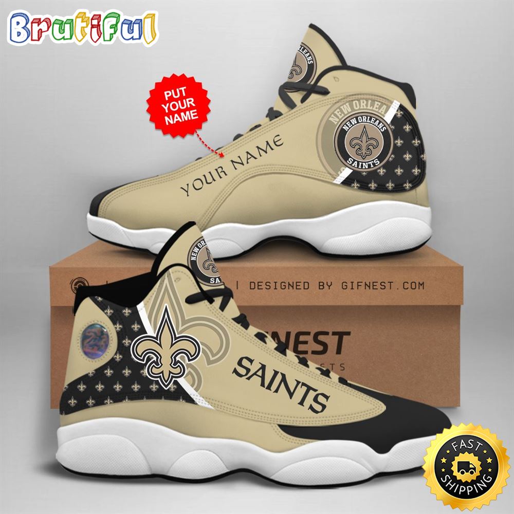 JWFancy New Orleans Saints AJ13 Sneakers Shoes For Men And Women